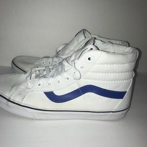 Vans Shoes | Sk8 Hi | White & Blue